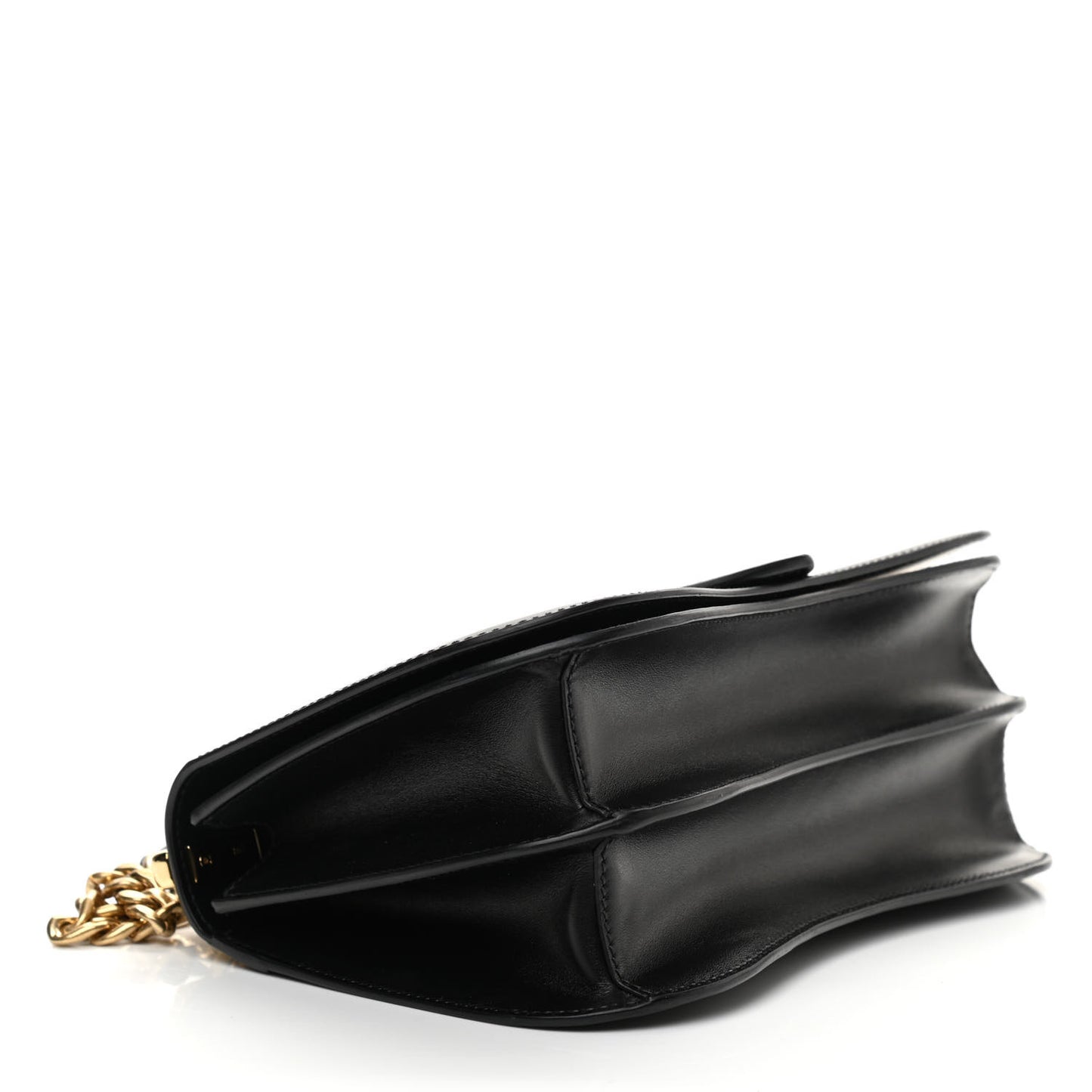 City Calfskin Sidonie Small Chain Crossbody Bag Black