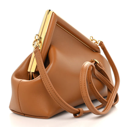 Fendi Shiny Nappa Small Fendi First Caramello 3 of 10
