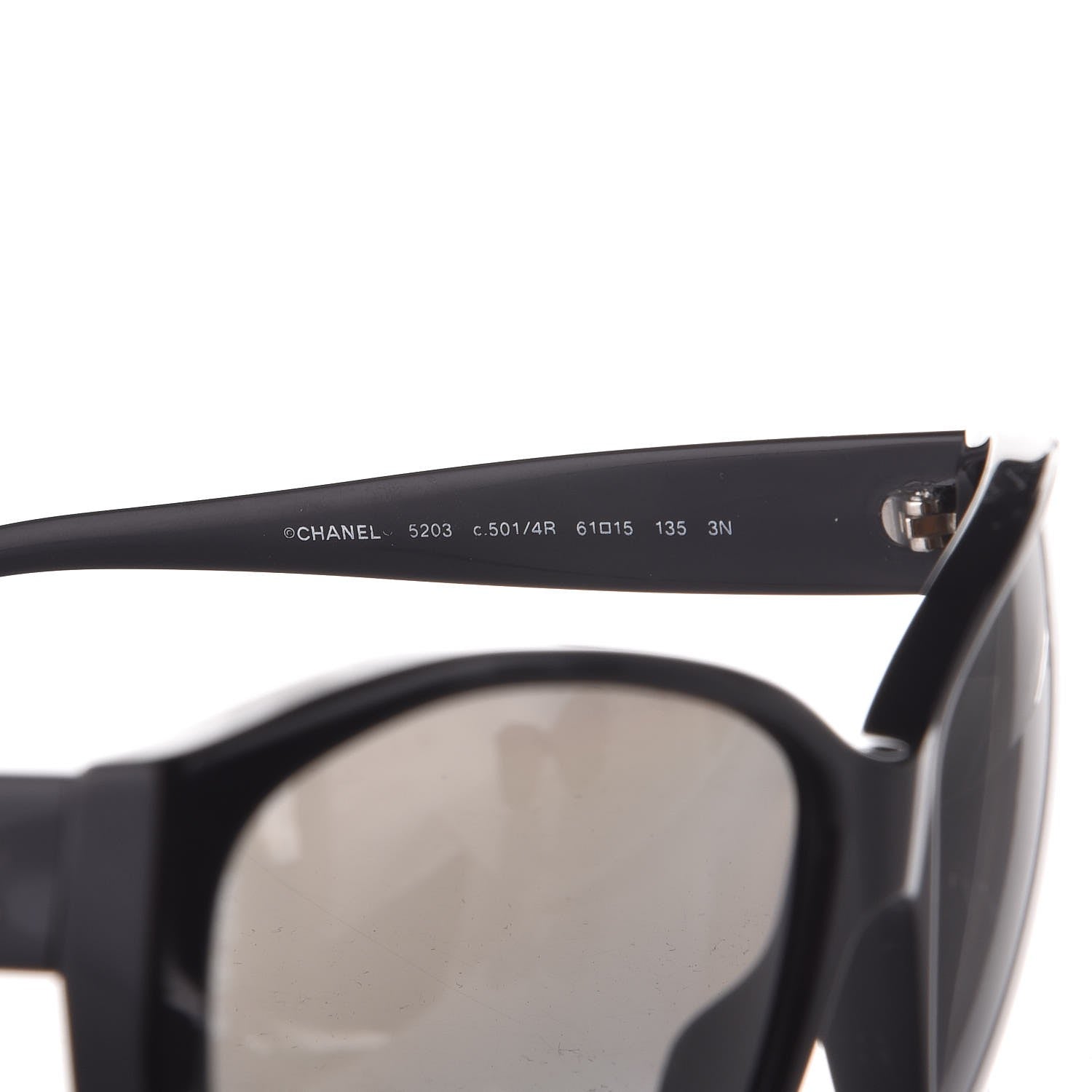 Chanel Acetate CC Sunglasses 5203 Black 8 of 9