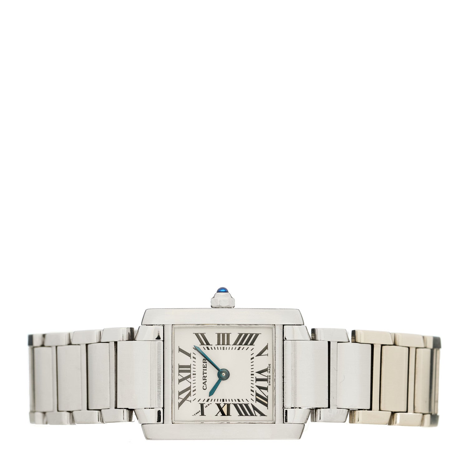 Cartier Stainless Steel 20mm Tank Francaise Quartz Watch 2 of 5