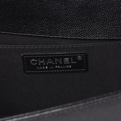 Chanel Caviar Quilted Medium Boy Flap Black 6 of 10