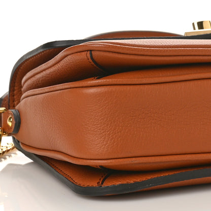 Louis Vuitton Grained Calfskin Lockme Oxford Cognac 9 of 11