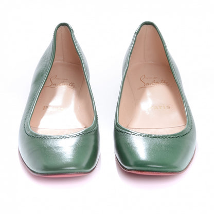 Christian Louboutin Leather Gozul Flats Green 37.5 2 of 9