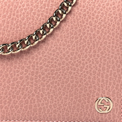 Gucci Dollar Calfskin Medium Betty Chain Wallet Soft Pink 8 of 10