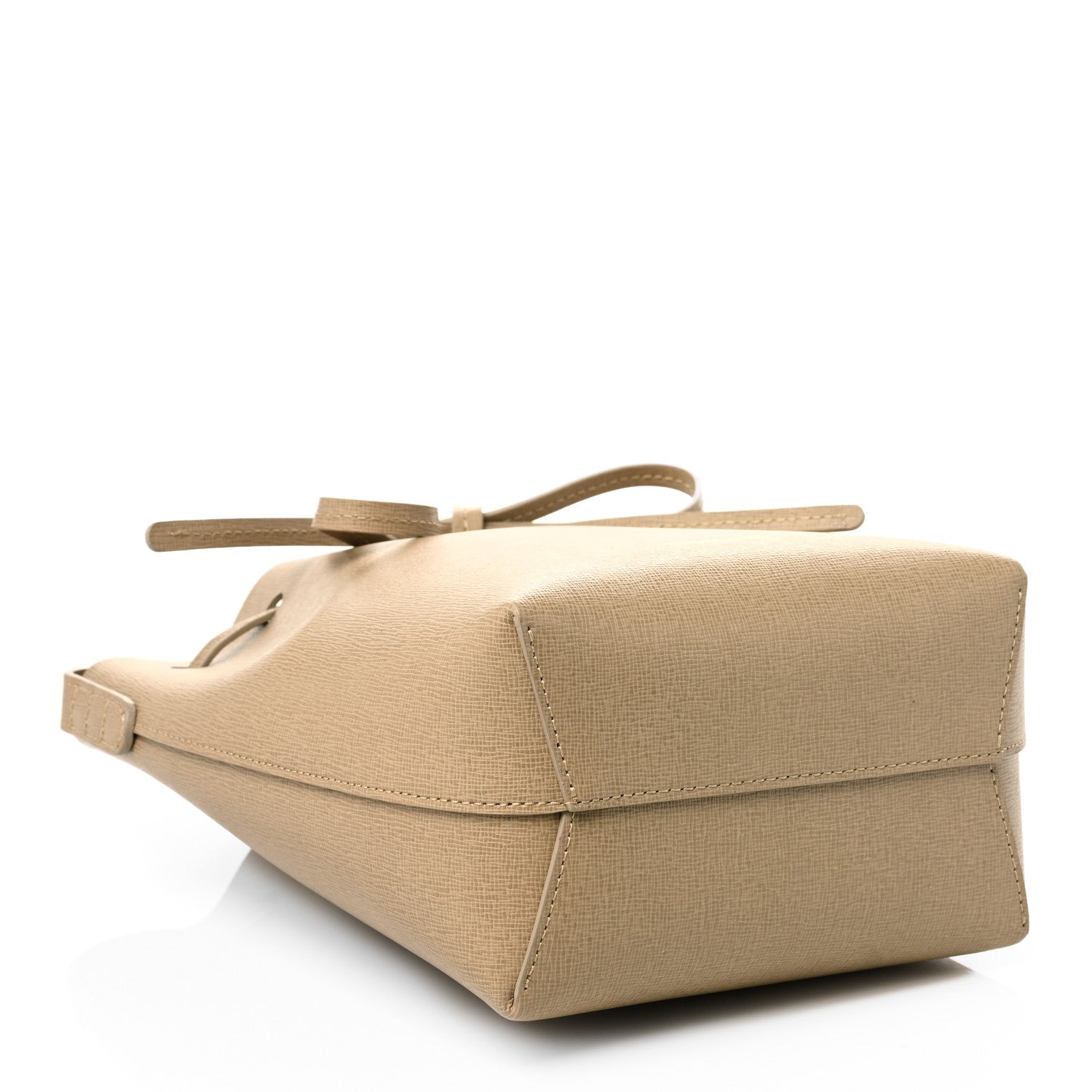 Mansur Gavriel Saffiano Mini Bucket Bag Elefante 4 of 9