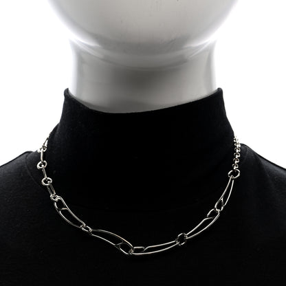 Hermes Sterling Silver Chaine d'Ancre Punk Necklace 3 of 6