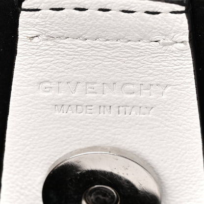 Givenchy Calfskin Degrade Infinity Bucket Bag Black White 7 of 13