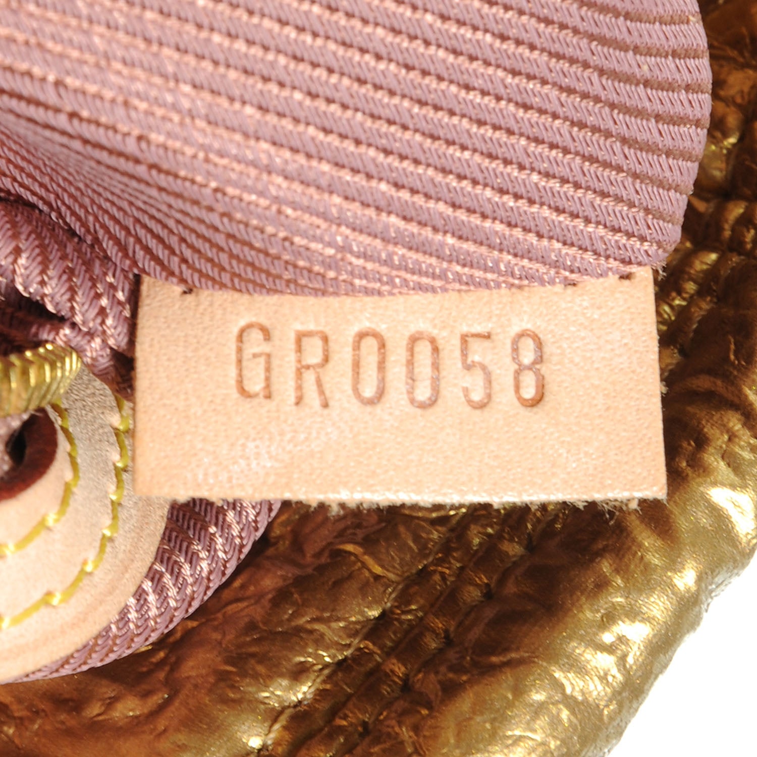 Louis Vuitton Jacquard Quilted Monogram Limelight Clutch PM Gold 7 of 7