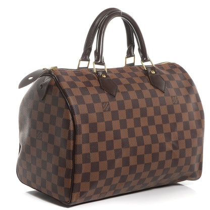 Louis Vuitton Damier Ebene Speedy 30 3 of 9