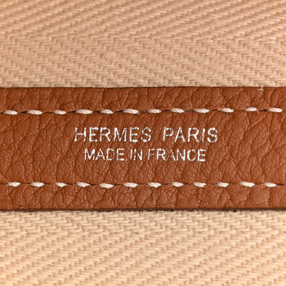Hermes Toile Negonda Garden Party 30 TPM Tote Gold 6 of 11
