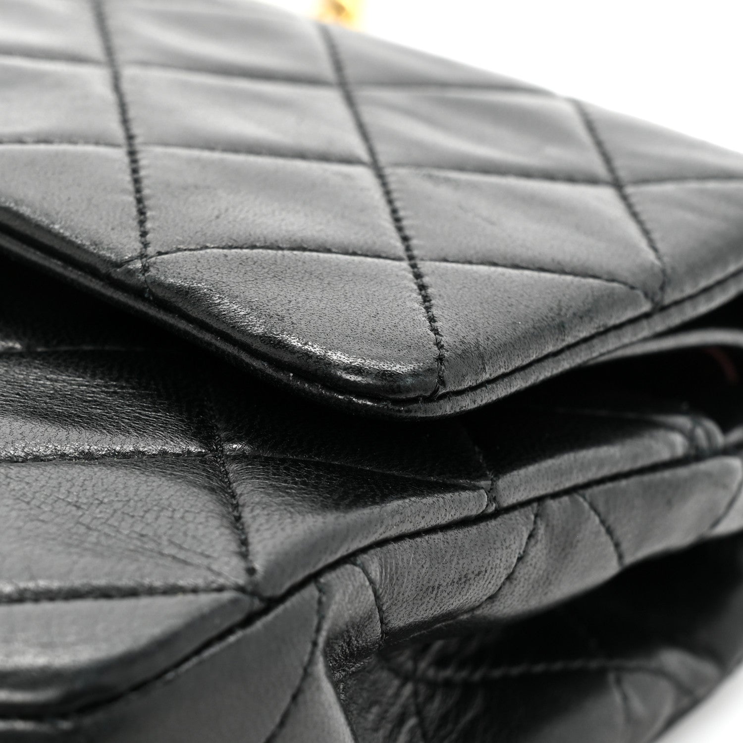 Chanel Lambskin Quilted Small Double Flap Black 15 of 18