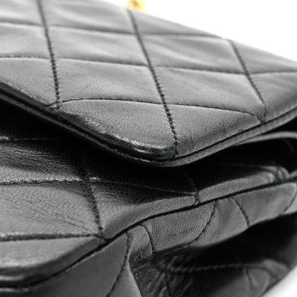 Chanel Lambskin Quilted Small Double Flap Black 15 of 18
