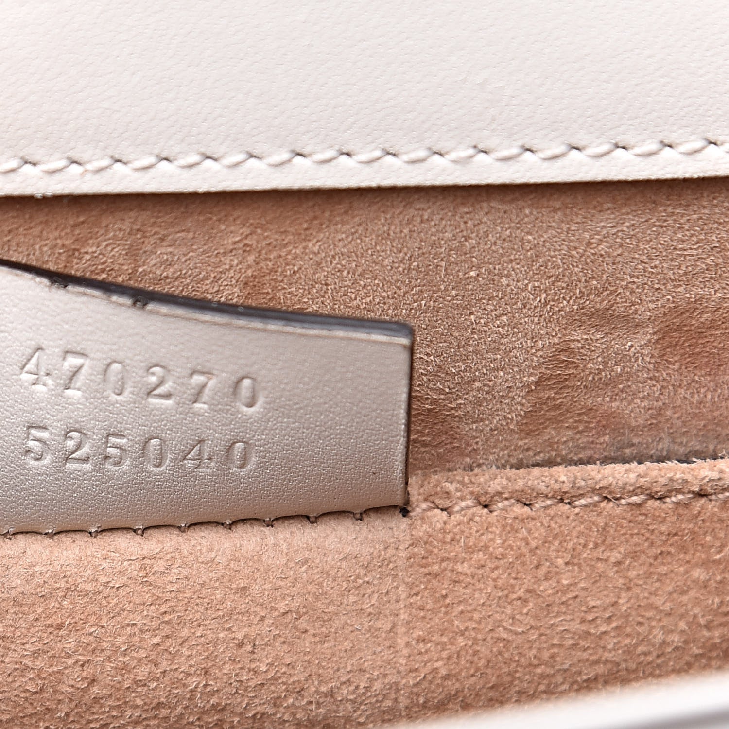 Gucci Calfskin Mini Sylvie Top Handle Bag White 7 of 17
