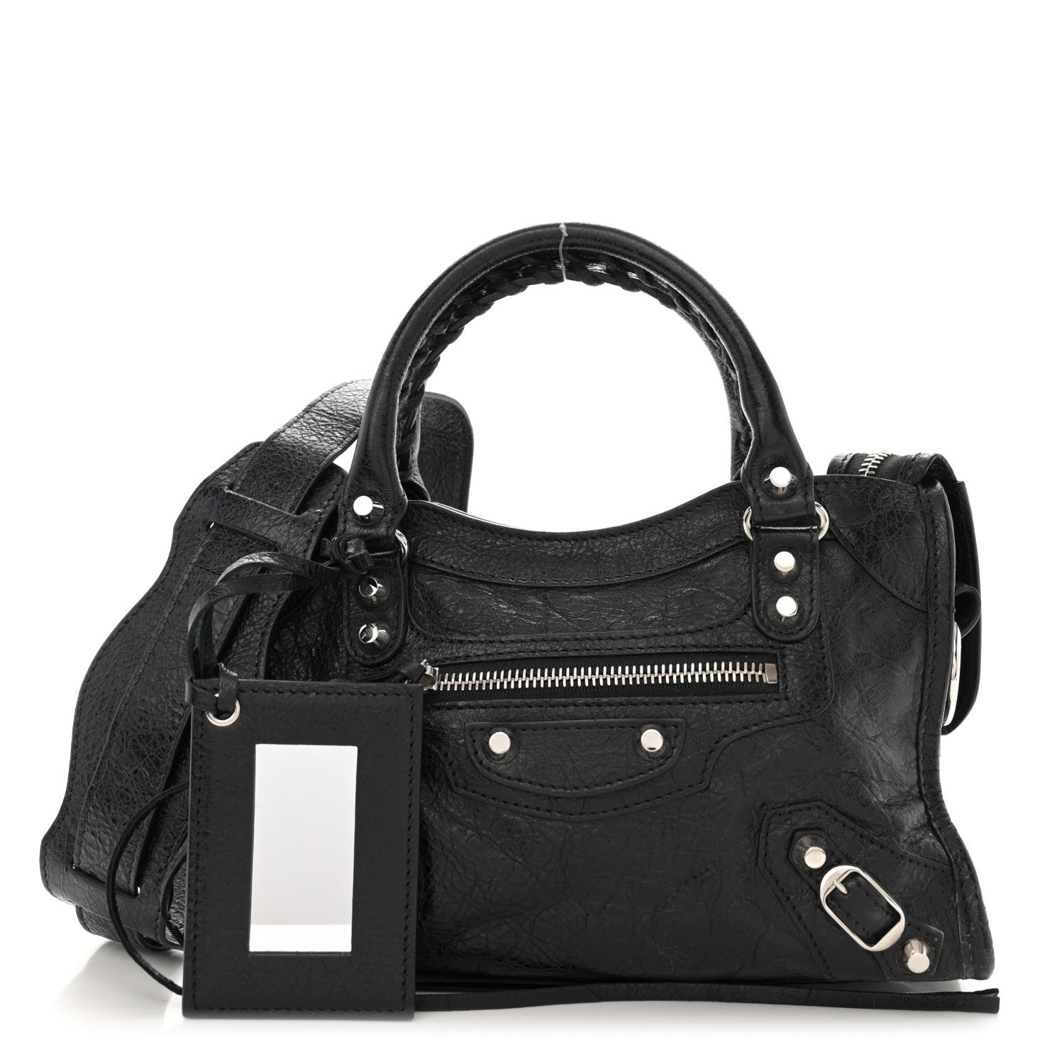 Balenciaga Agneau Classic Silver Hardware Mini City Black 1 of 11