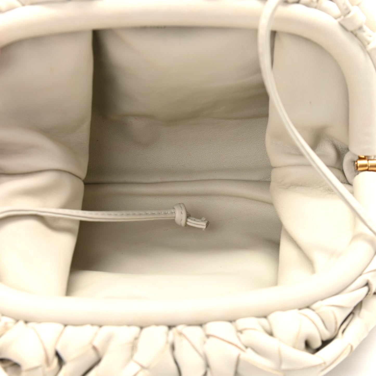 Nappa Intrecciato The Mini Pouch Plaster