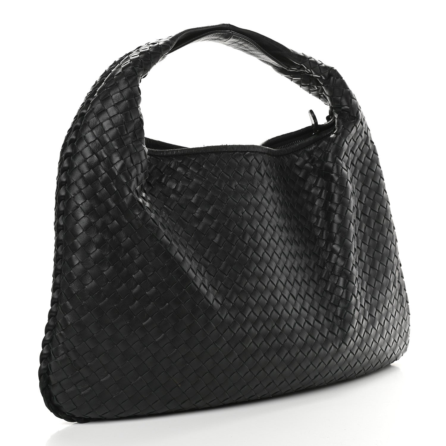 Bottega Veneta Nappa Intrecciato Large Veneta Hobo Black 2 of 12