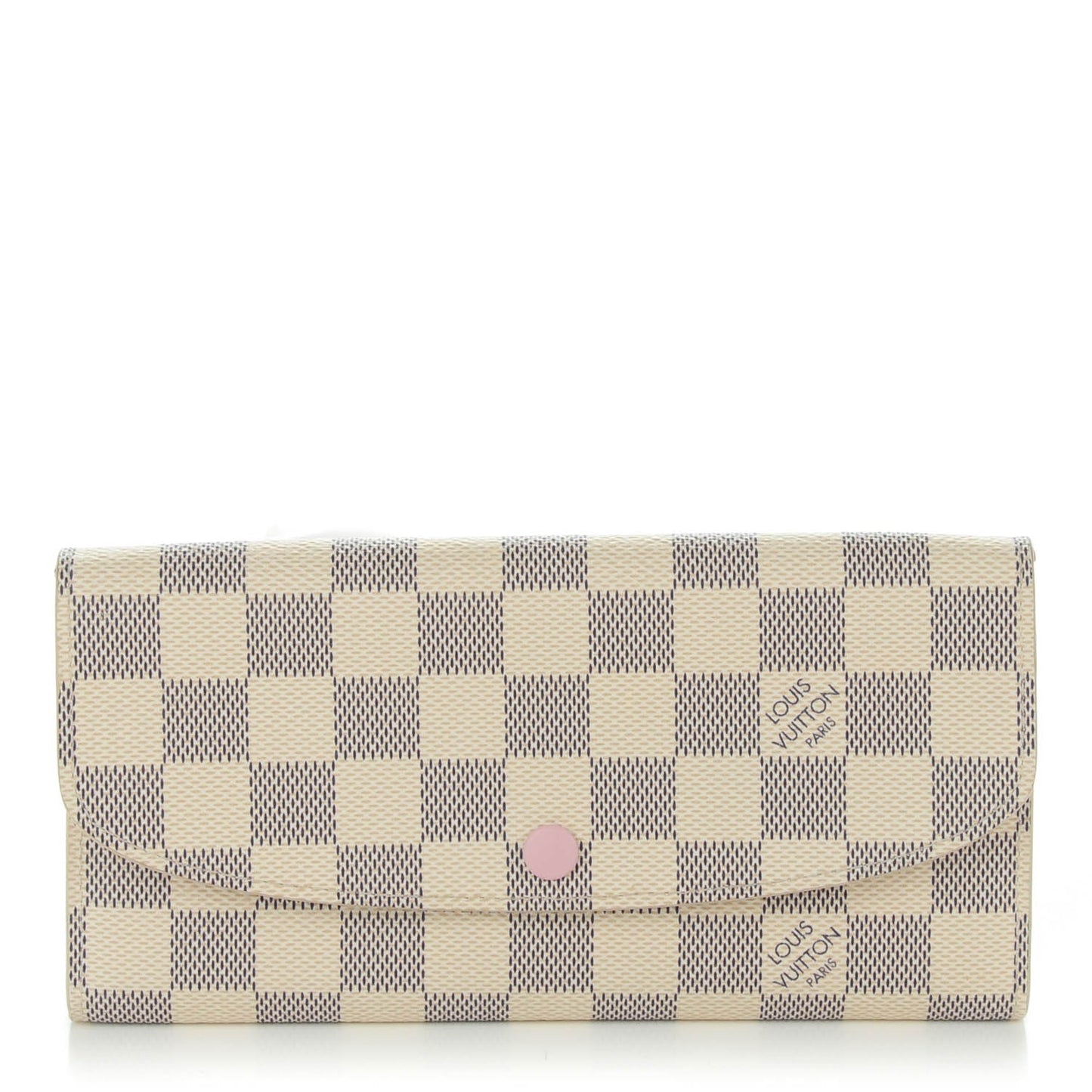 Damier Azur Emilie Wallet Rose Ballerine