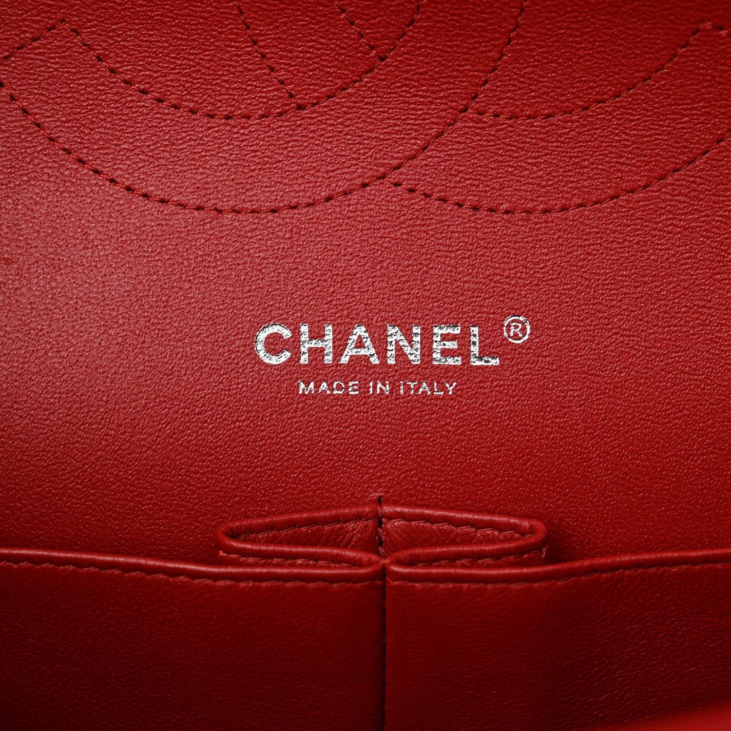 Chanel Lambskin Quilted Jumbo Double Flap Red 6 of 11