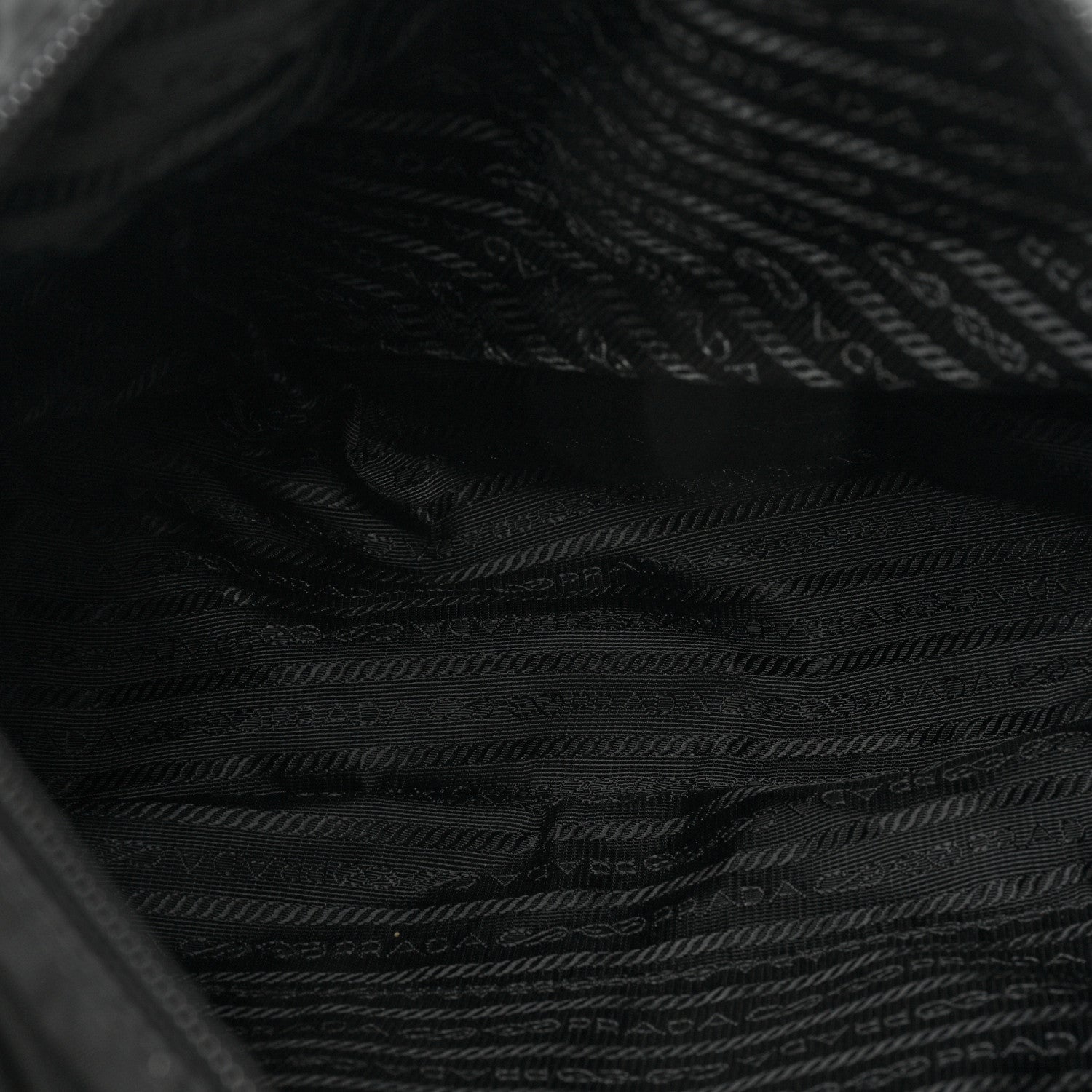 Prada Tessuto Nylon Saffiano Vela Messenger Bag Black 5 of 11