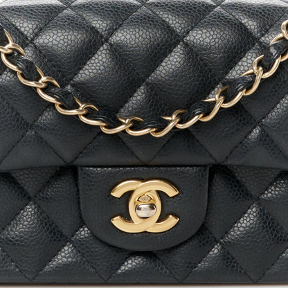 Chanel Caviar Quilted Mini Rectangular Flap Black 9 of 12