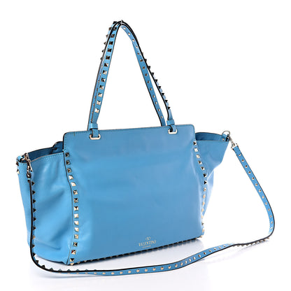Valentino Garavani Vitello Medium Rockstud Tote Parrot 3 of 11