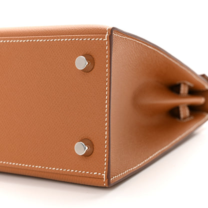 Hermes Epsom Kelly Sellier 25 Gold 10 of 11