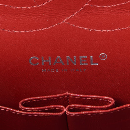 Chanel Caviar Quilted Jumbo Double Flap Red 9 of 10