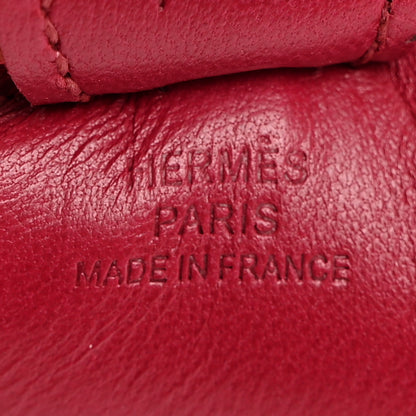 Hermes Milo Lambskin Grigri Rodeo Horse Bag Charm PM Rubis 4 of 5