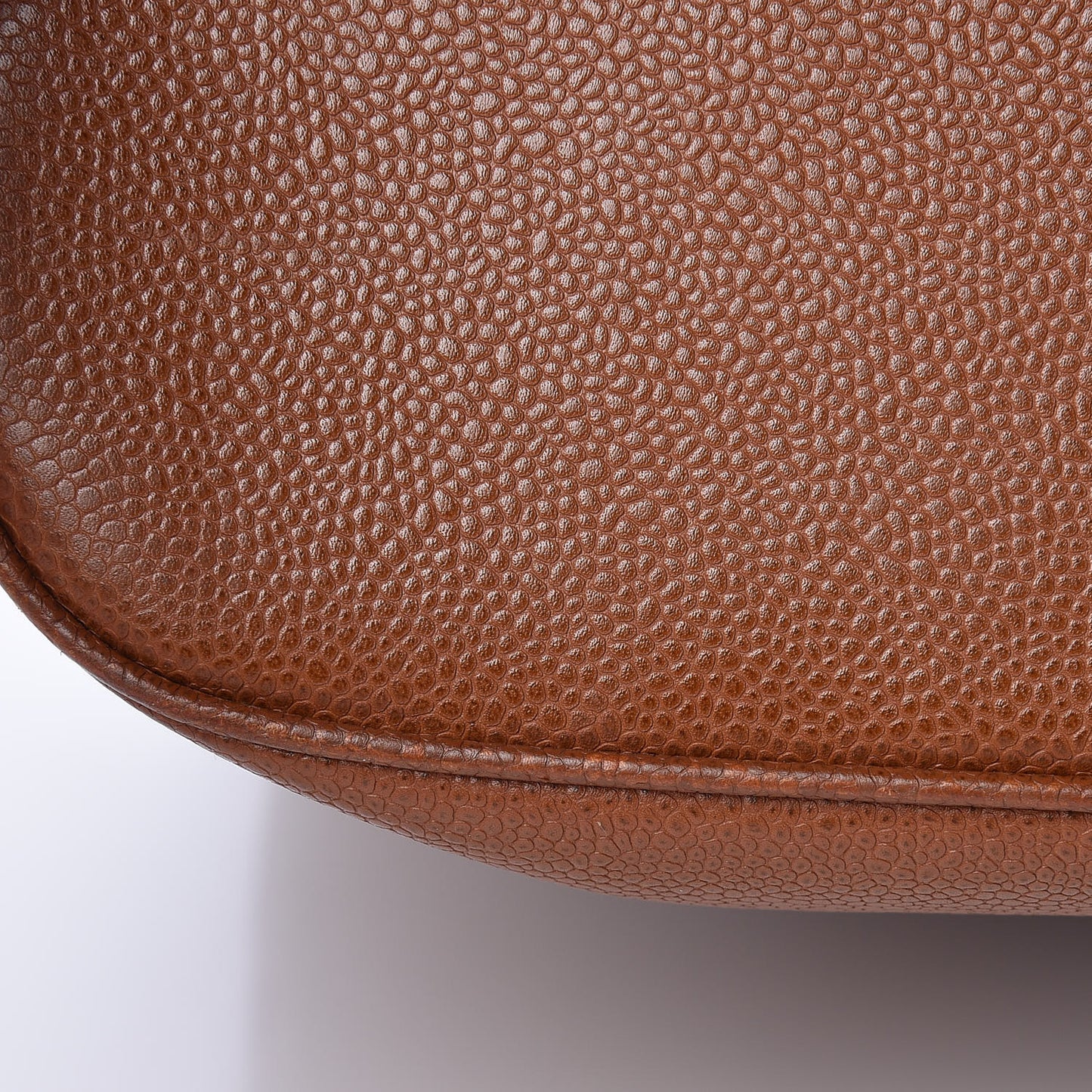 Caviar Large CC Shoulder Bag Brown