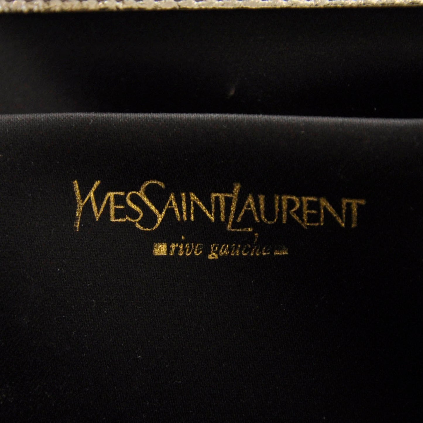 Leather Belle de Jour Clutch Gold