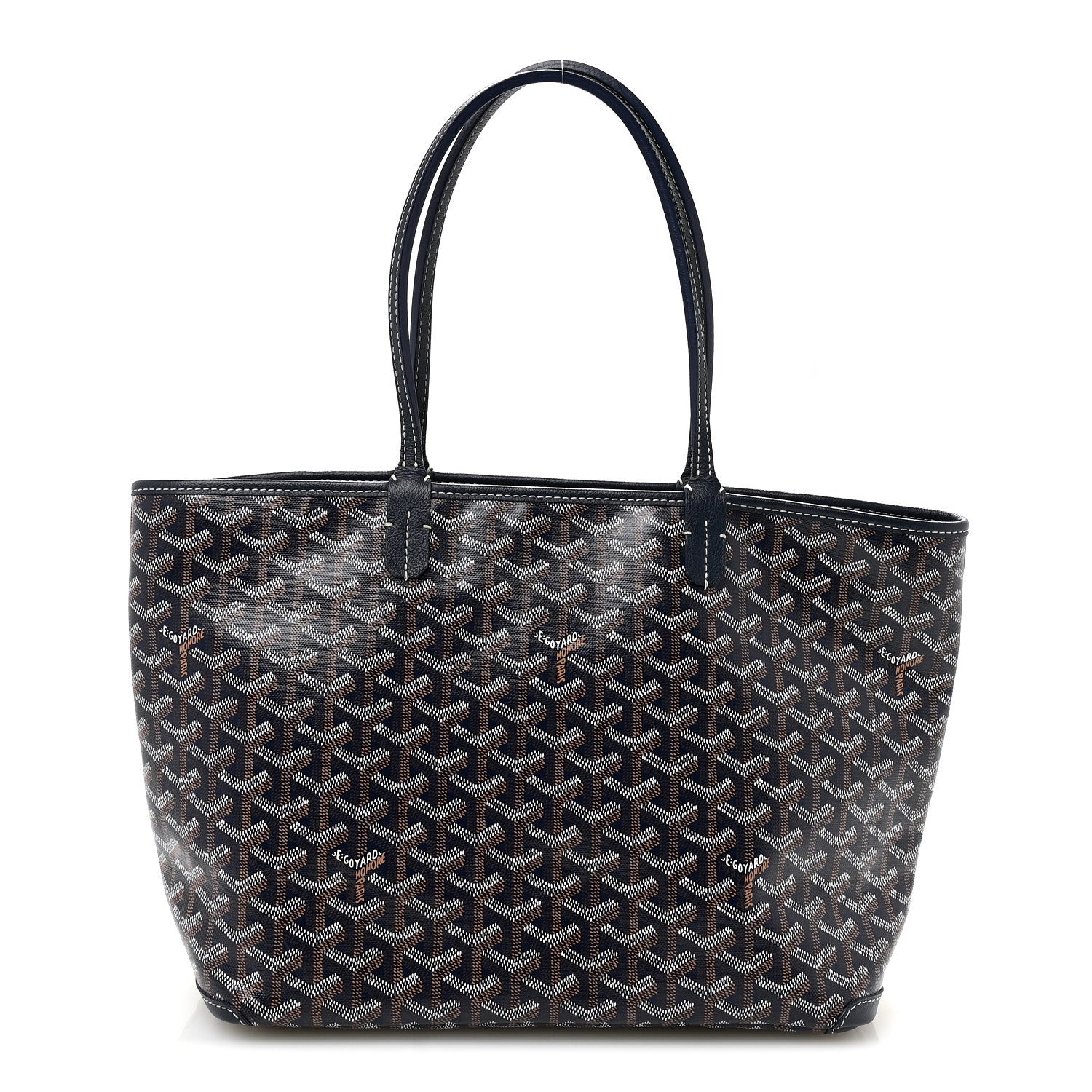 Goyard Goyardine Artois PM Navy 1 of 9