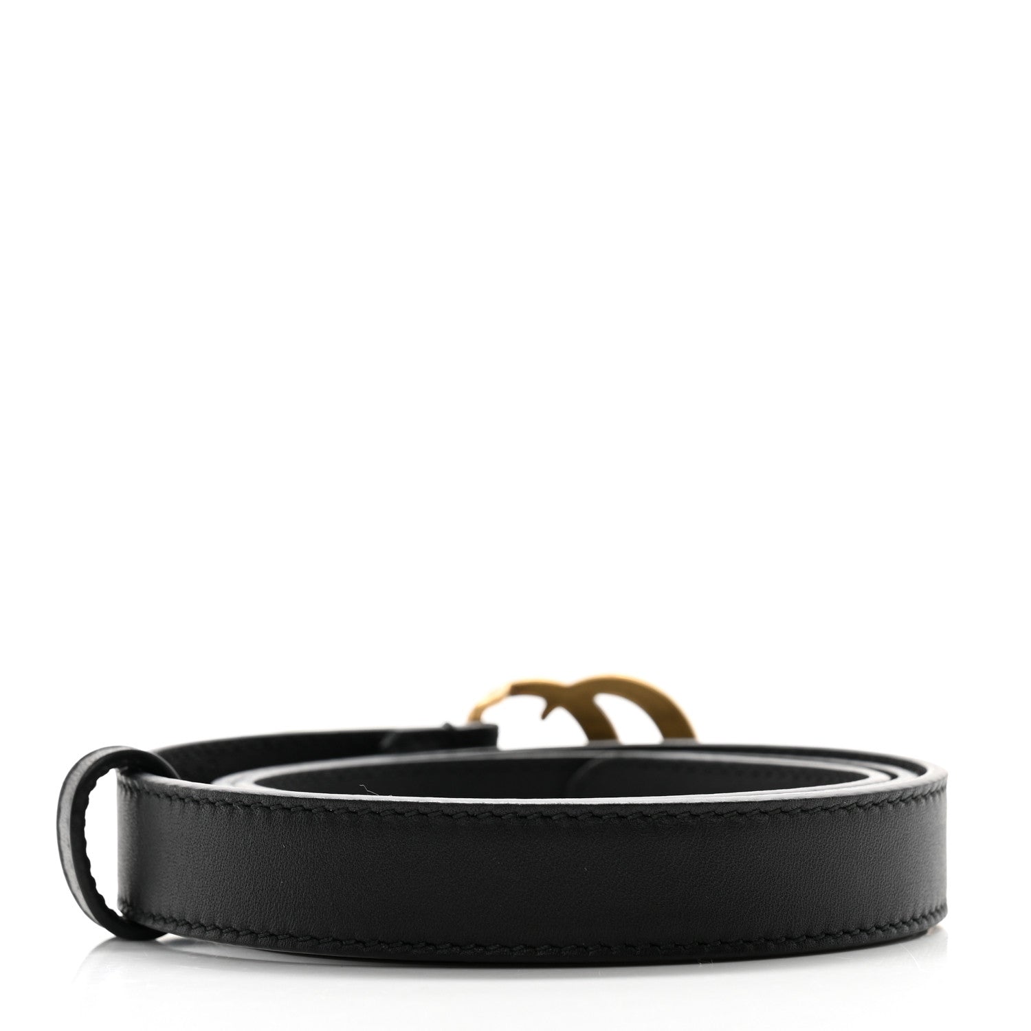 Gucci Calfskin Double G 30mm Belt 75 30 Black 2 of 7