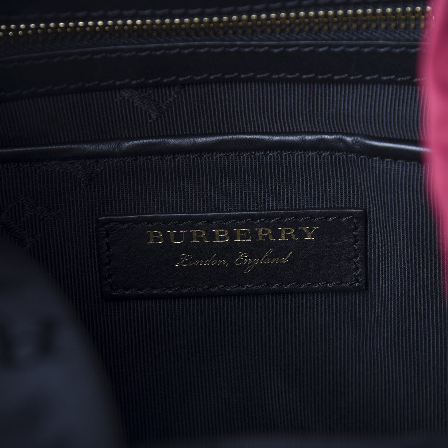 Nylon Medium Rucksack Backpack Plum Pink