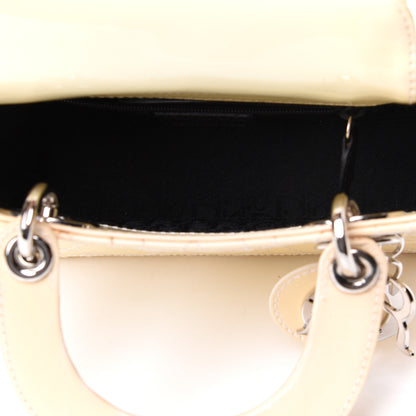 Christian Dior Patent Cannage Mini Lady Dior Ivory 4 of 4