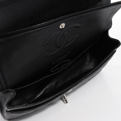 Chanel Caviar Quilted Medium Double Flap Black 8 of 8