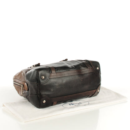 Prada Glace Calf Shoulder Bag Ardesia Fumo 6 of 11