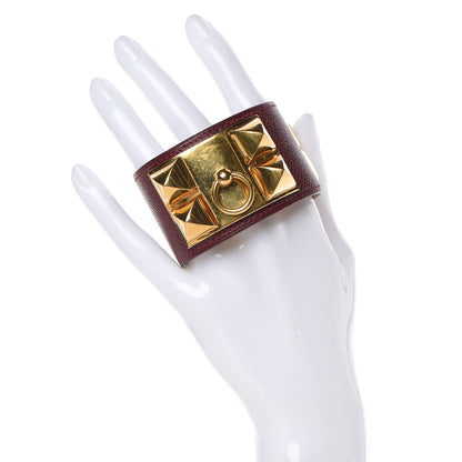 Hermes Epsom Collier de Chien CDC Bracelet S Rouge H 2 of 10