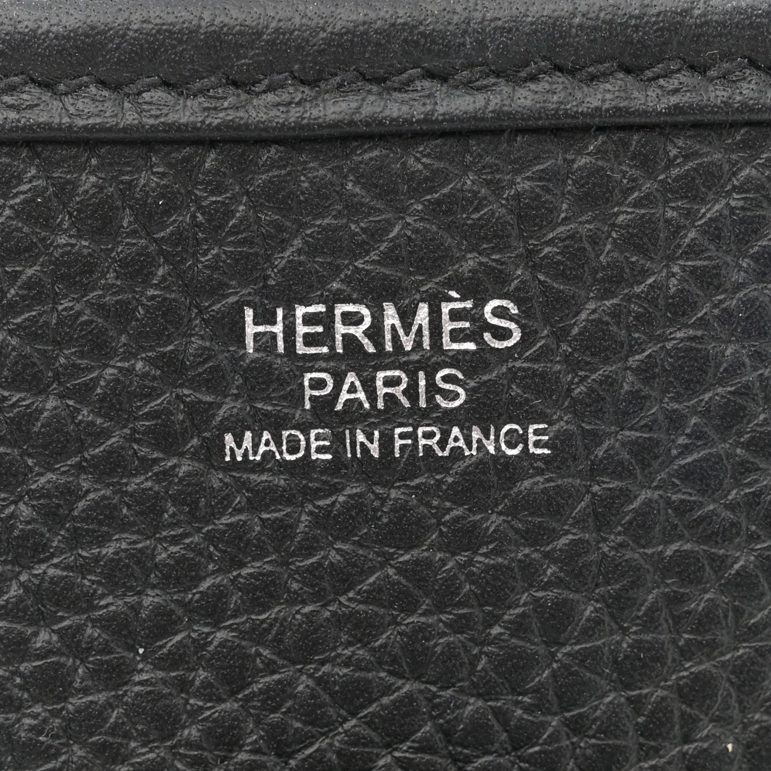 Hermes Taurillon Clemence EVELYNE III PM  Black 6 of 12