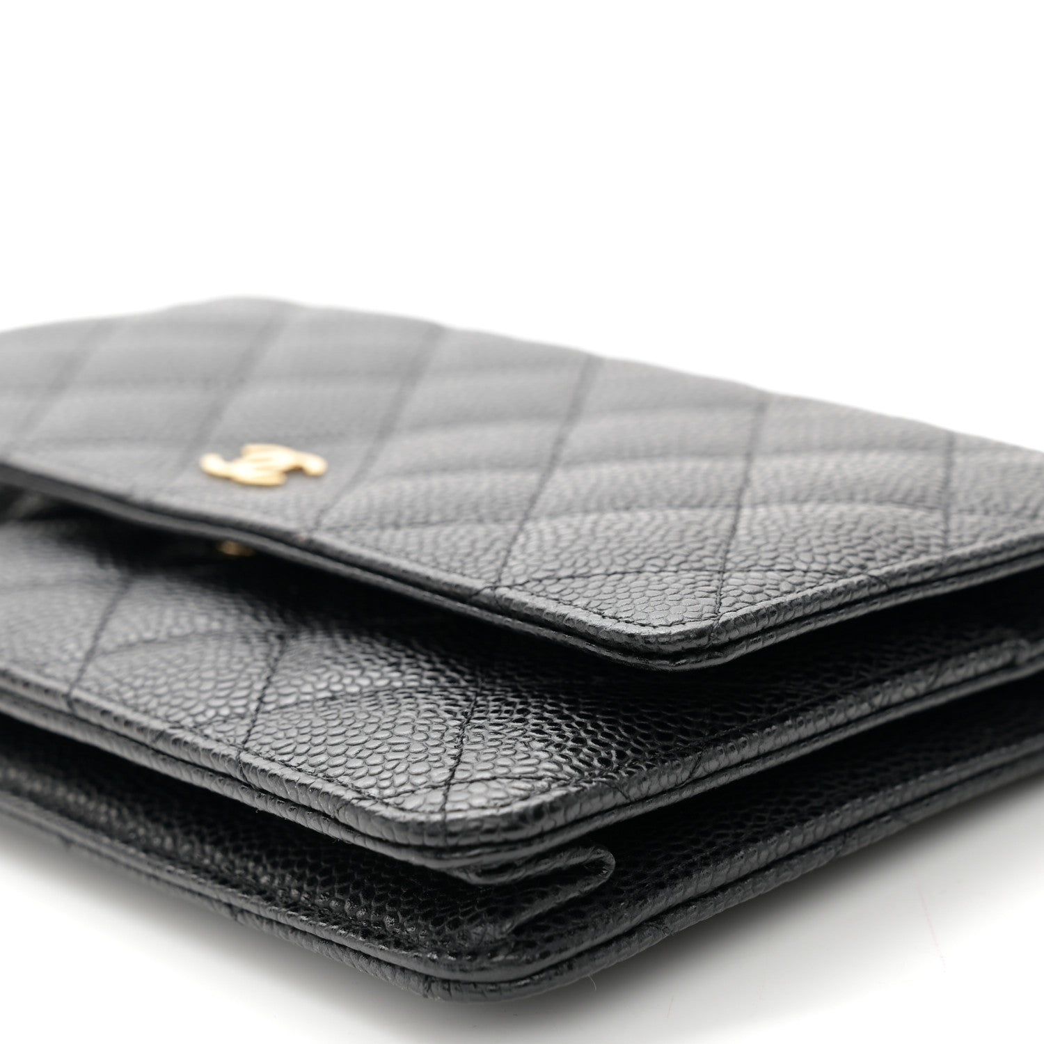 Chanel Caviar Quilted Wallet on Chain WOC Black 10 of 11