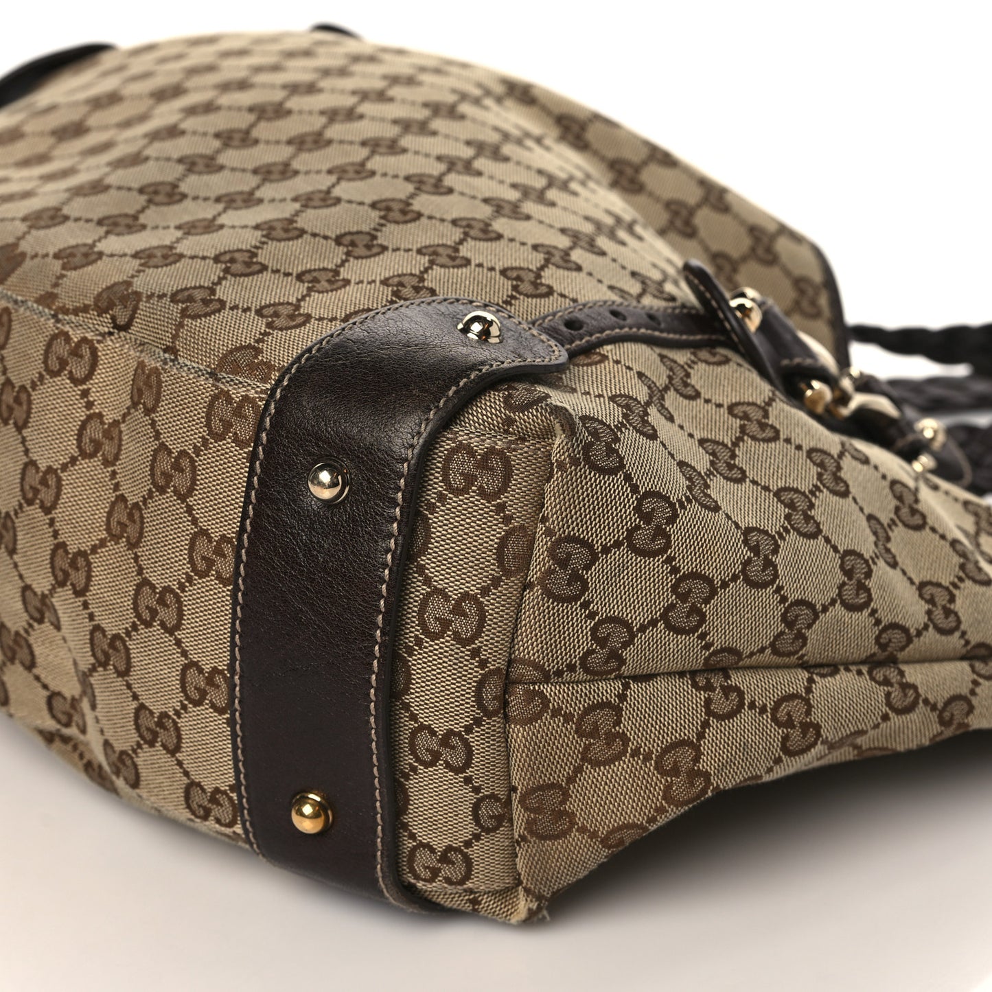 Monogram Medium Pelham Shoulder Bag Dark Brown