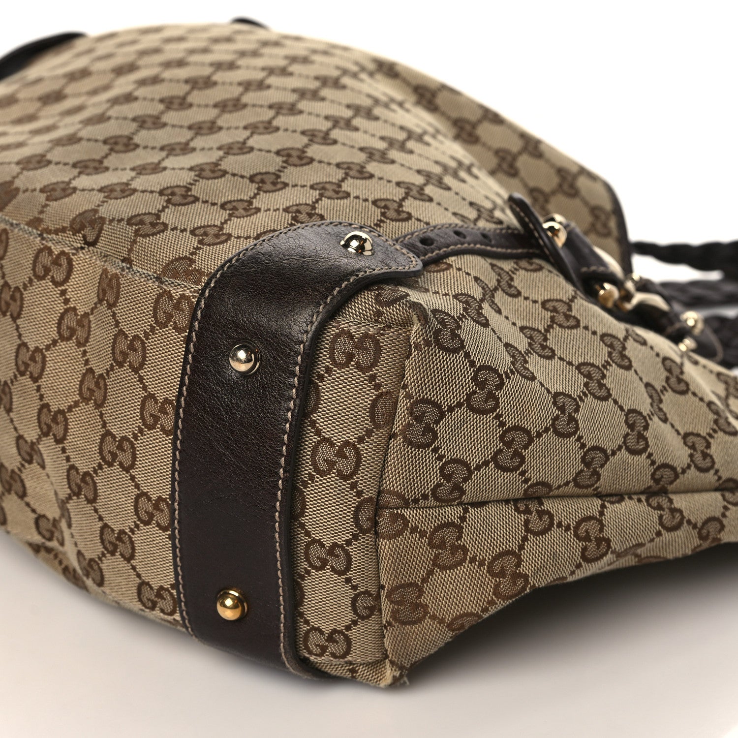 Gucci Monogram Medium Pelham Shoulder Bag Dark Brown 9 of 9