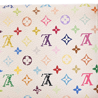 Louis Vuitton Monogram Multicolor Sarah Wallet White 11 of 19