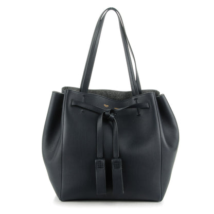 Celine Smooth Calfskin Small Tassel Cabas Phantom Navy Blue 1 of 8