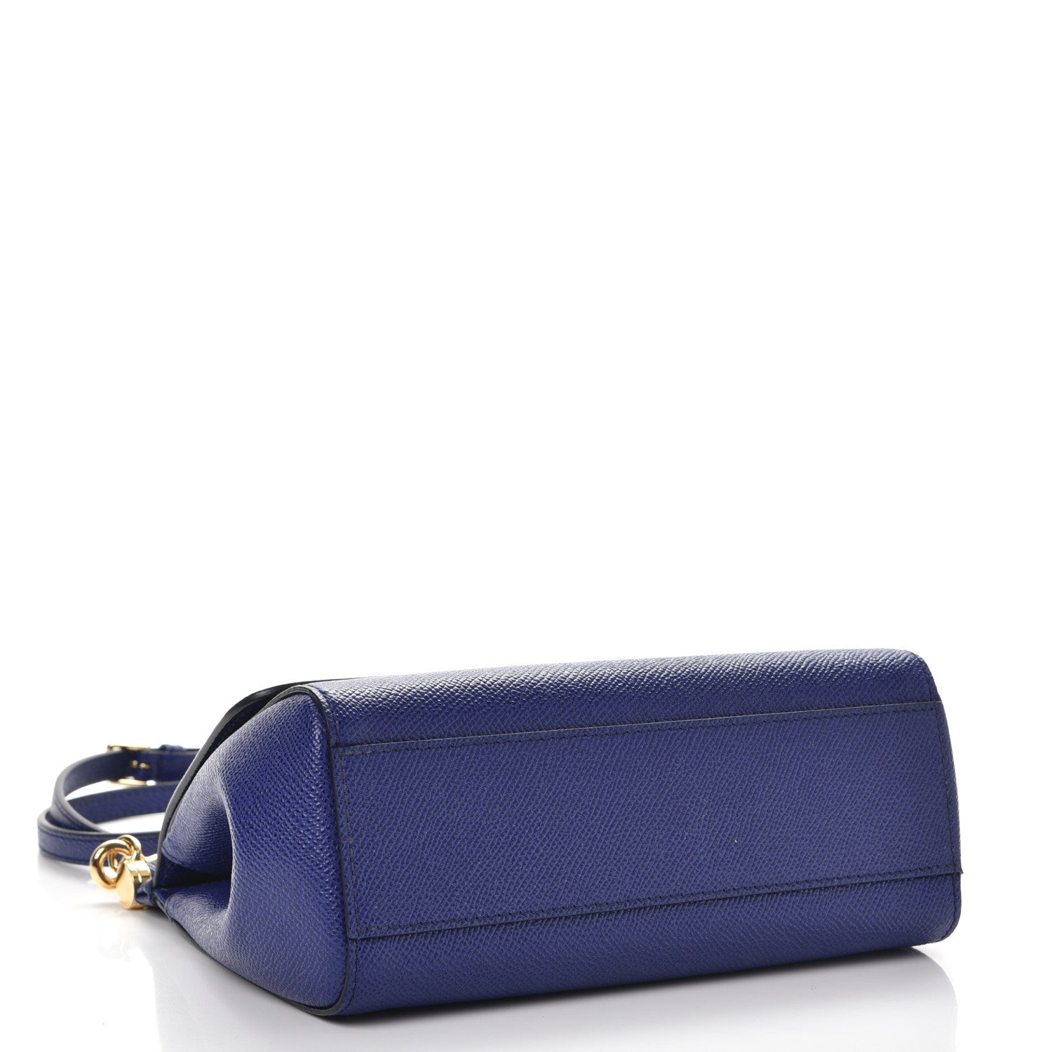 Dolce & Gabbana Dauphine Small Miss Sicily Embellished Handle Satchel Bleuette 5 of 7