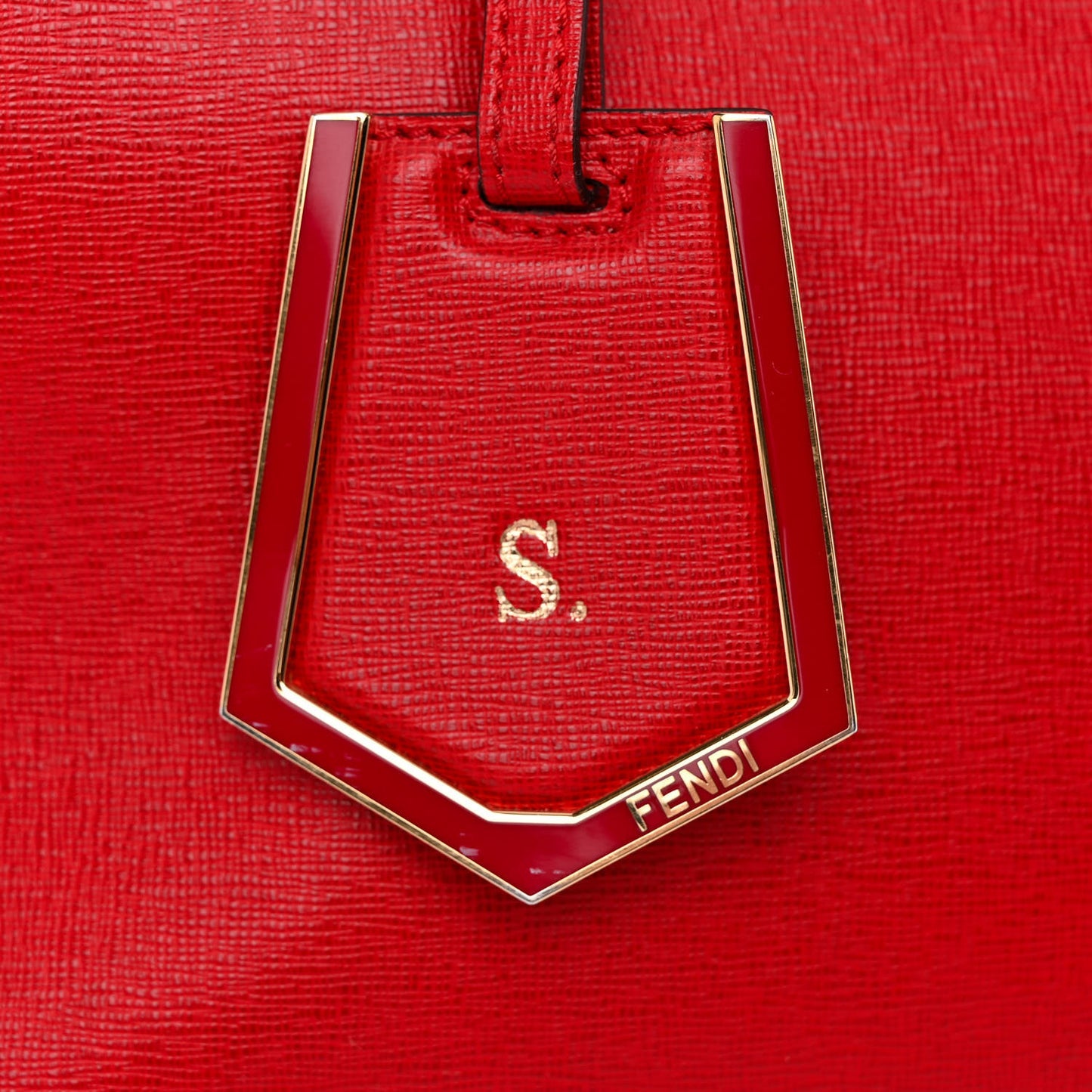 Vitello Elite Flamingo Regular 2Jours Tote Rosso Fiamma