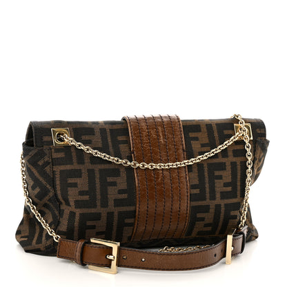 Fendi Zucca Maxi Baguette Bag Tobacco 3 of 10