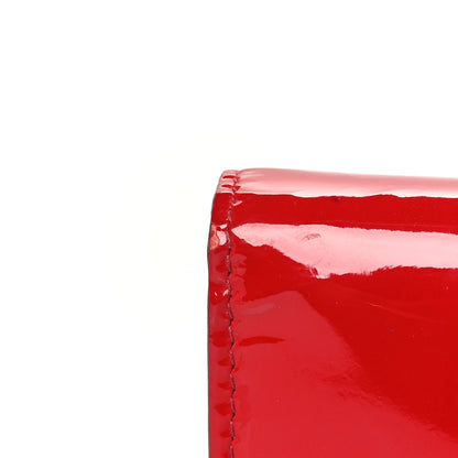 Miu Miu Vernice Crystal Logo Wallet Red 11 of 13