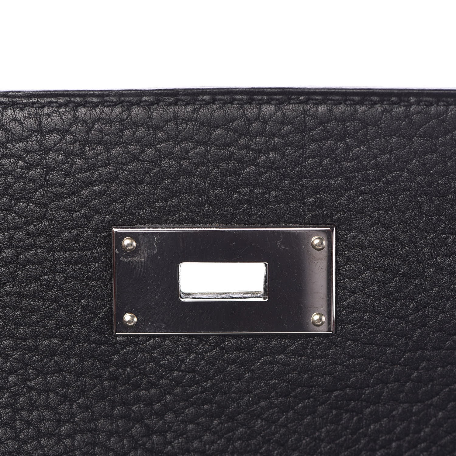 Hermes Fjord Horseshoe Kelly Retourne 40 Black Rouge H 15 of 33