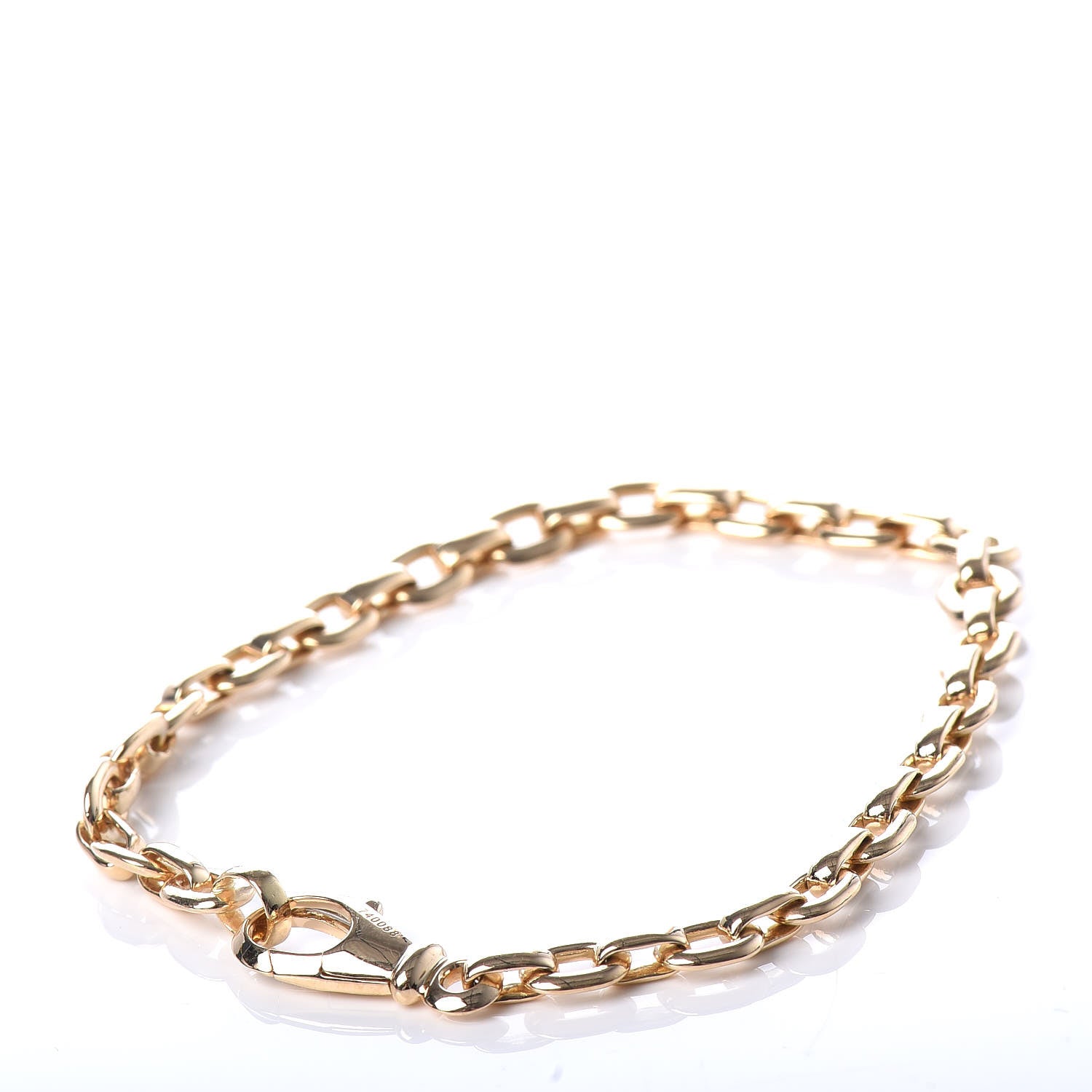 Cartier 18K Yellow Gold Meplat Link Chain Bracelet 3 of 5