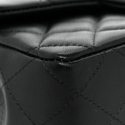 Chanel Lambskin Quilted Mini Coco Charms Rectangular Flap Black 11 of 14